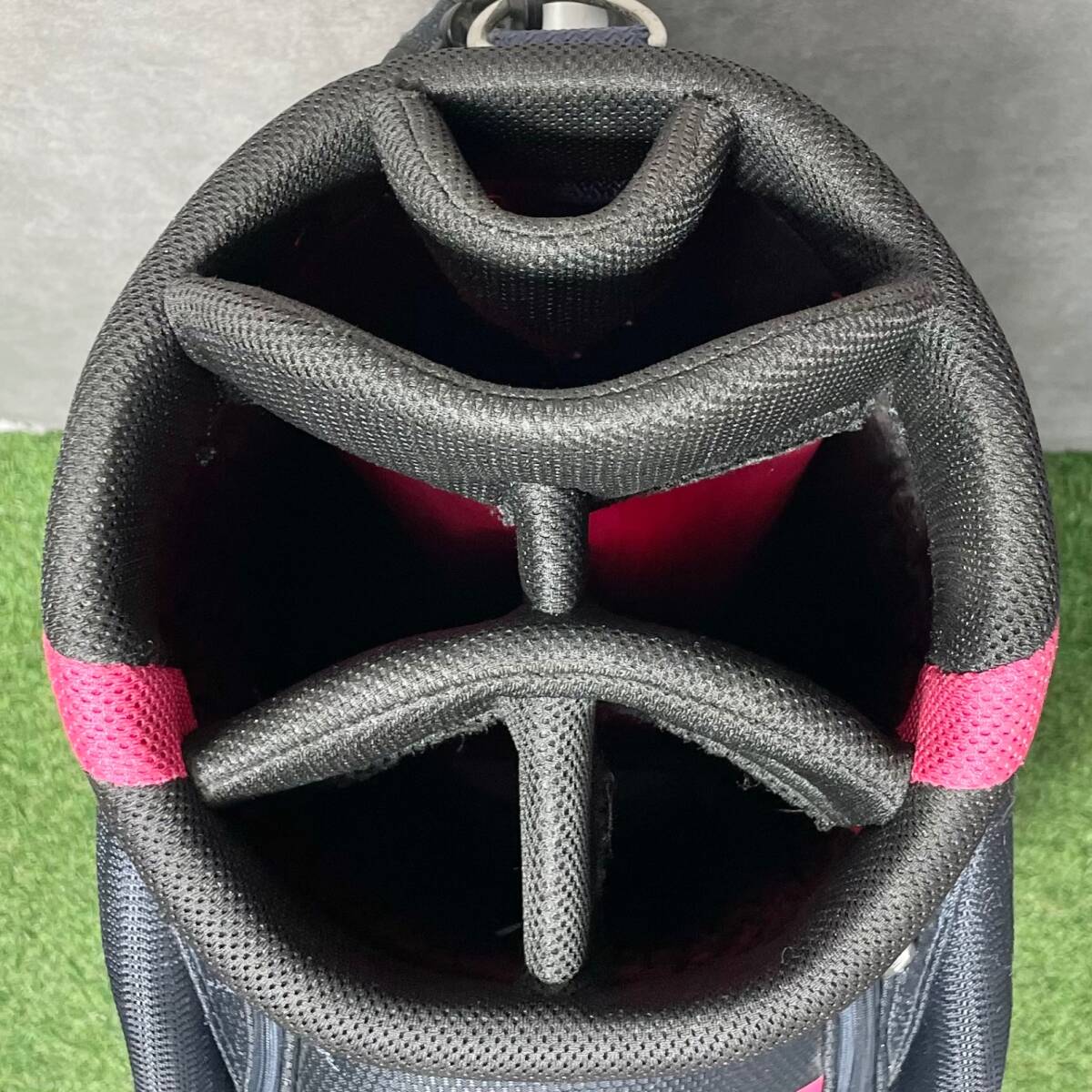 NIKE ナイキ キャディバッグ ゴルフバッグ レディース ピンク 8.5型 約3.5kg 47インチ 6分割 送料無料 キャディーバッグ キャディバック