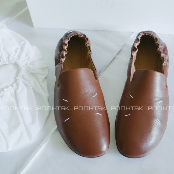 MAISON MARGIELA 22メゾン マルタン マルジェラkikiフォーステッチfour-stitchesフラット ローファー バレエ シューズ パンプス35.5_画像3