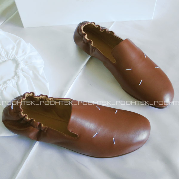 MAISON MARGIELA 22メゾン マルタン マルジェラkikiフォーステッチfour-stitchesフラット ローファー バレエ シューズ パンプス35.5_画像4