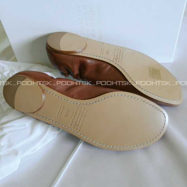 MAISON MARGIELA 22メゾン マルタン マルジェラkikiフォーステッチfour-stitchesフラット ローファー バレエ シューズ パンプス35.5_画像7