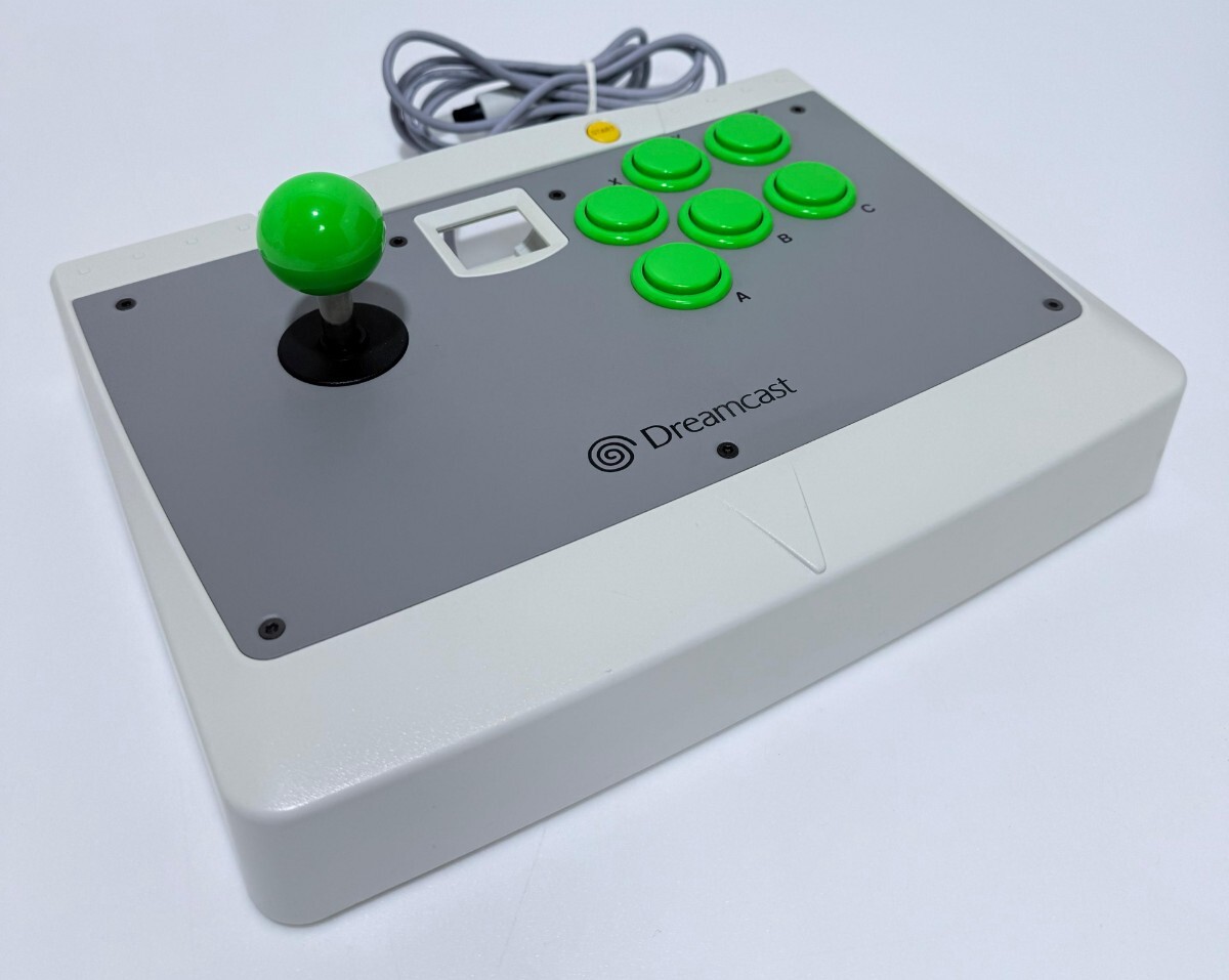 セガ SEGA DC ドリキャス ドリームキャスト アーケードスティック HKT-7300 希少品 , 美品/動(dòng)作品/箱付(AD-28)
