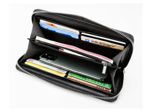 クロコダイル 長財布 メンズ 財布 新品 クロコ ラウンドファスナー ロングウォレット 黒 ブラック 牛革 型押し ギフト 小銭入れ 大容量