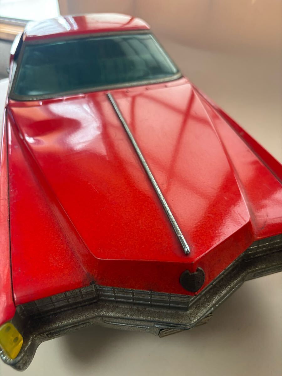  Ichiko жестяная пластина Cadillac 72cm Showa Retro 