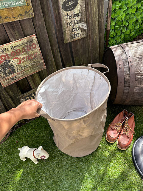 マーキュリー　アメリカンストレージバケツ　（サンドベージュ）　単品　■　アメリカン雑貨　アメリカ雑貨_画像4