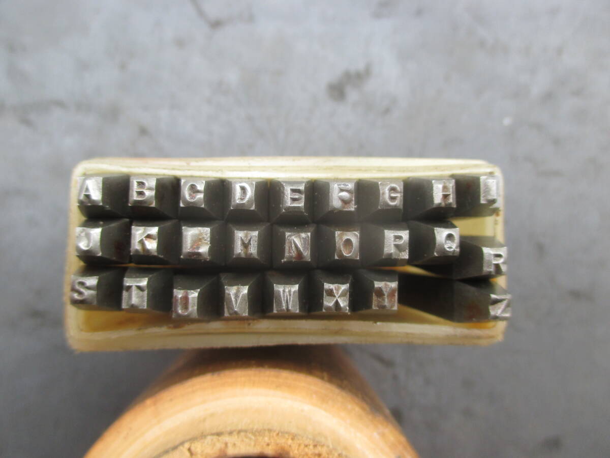 v96★刻印 2mm 逆文字 英字・数字 型用刻印_画像4