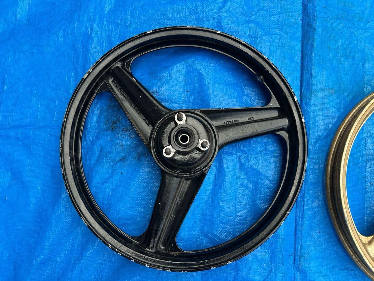 ホンダ NS50F AC08 古い 當時物 フロント リア リヤ ホイール セット ディスク ローター J17×1.40 J17×1.60 MBX