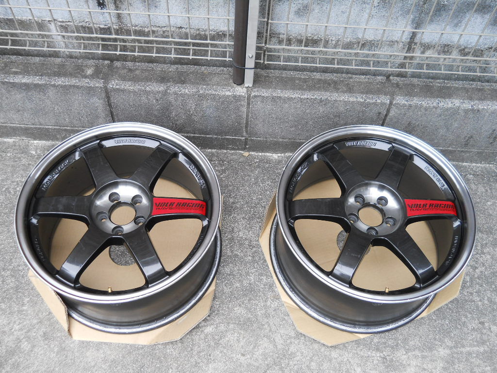 RAYS VOLK RACING TE37 SL 18inch 5H100 9J+45 2 шт 