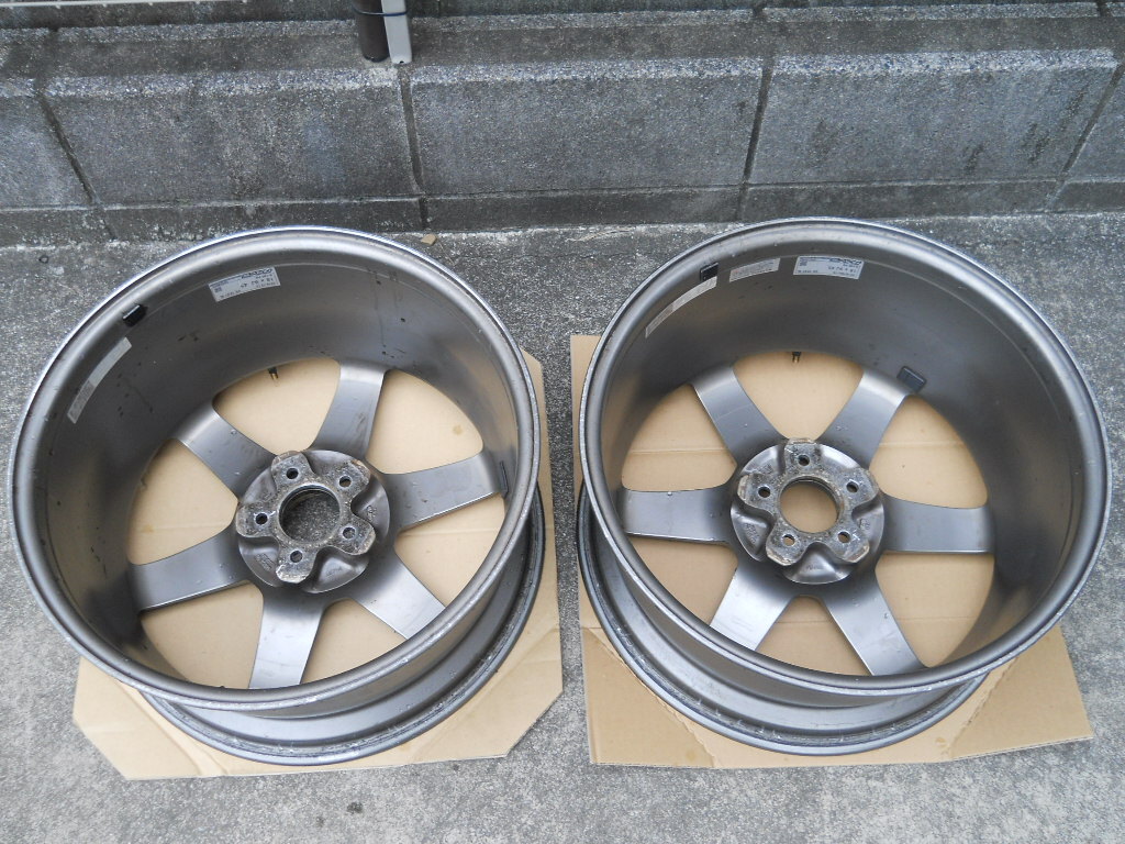 RAYS VOLK RACING TE37 SL 18inch 5H100 9J+45 серебряный 2 шт 