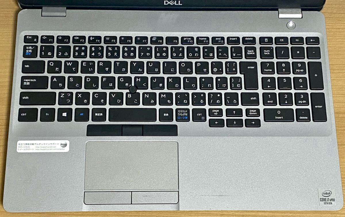 モバイルワークステーションPC／DELL Precision 3551 プレミアム／Core i7 10850H メモリ16GB SSD256GB Quadro P620(4GB)／Windows 11 Pro