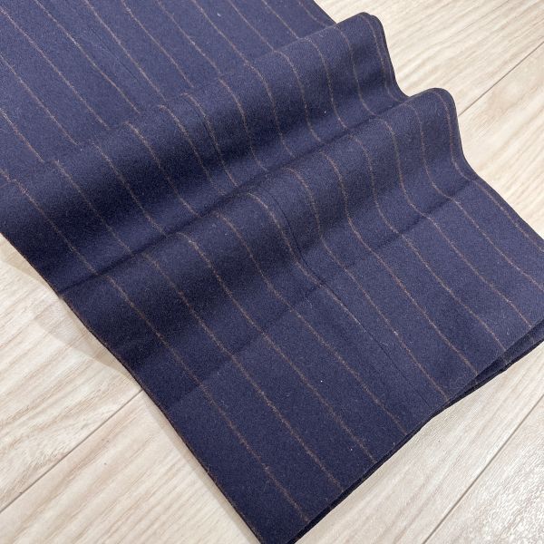 ダンヒル　dunhill　M?L程度　ネイビー　紺　ストライプ　ダブルスーツ セットアップ　ストライプ　総里　メンズ