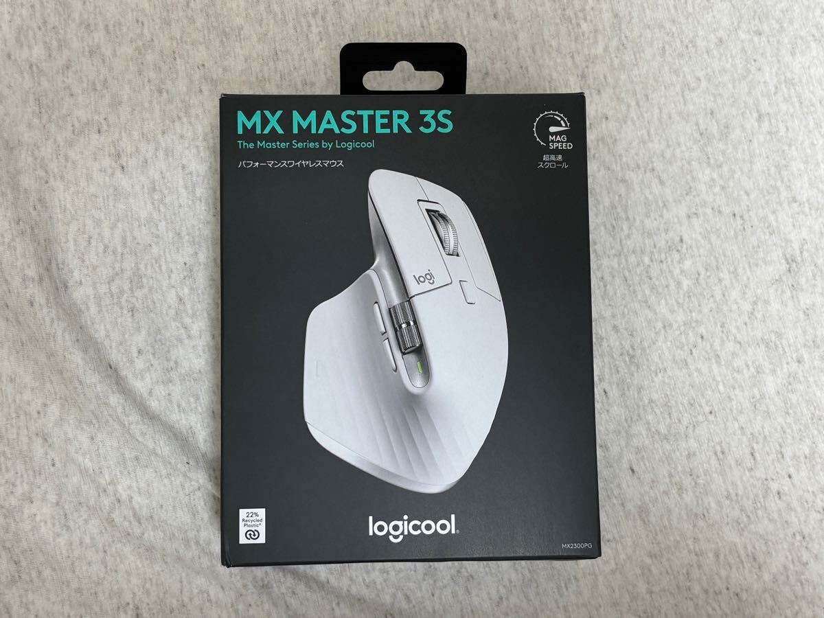 ロジクール MX Master 3S Advanced Wireless Mouse MX2300PG [ペイルグレー]