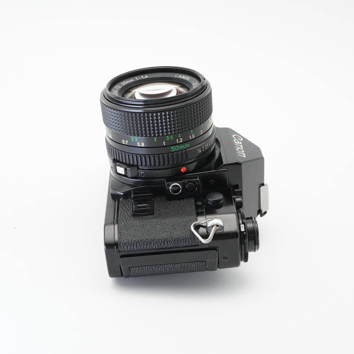 美品 Canon キヤノン A-1 (シャッターOK 鳴き無し 露出OK) NEW FD 50mm F1.4 フィルム一眼レフカメラ #AA5272