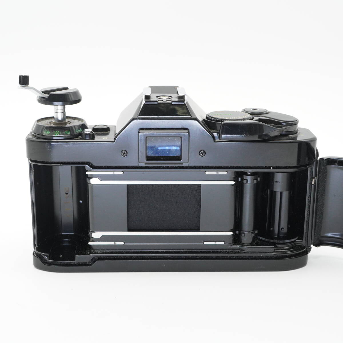 実用美品 Canon キヤノン AE-1 PROGRAM (シャッターOK 露出OK) FD 50mm F1.8 フィルム一眼レフカメラ #AA5197