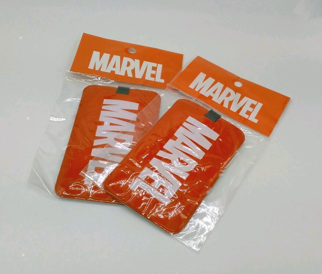 送料無(wú)料 ラゲージタグ ネームタグ MARVEL タグ 新品 11.5×6.8cm 未開(kāi)封
