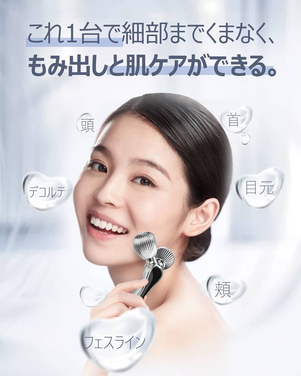 送料無料 美顔ローラー HOSCARER IPX7防水 EMS マイクロカレント 新品 未開封