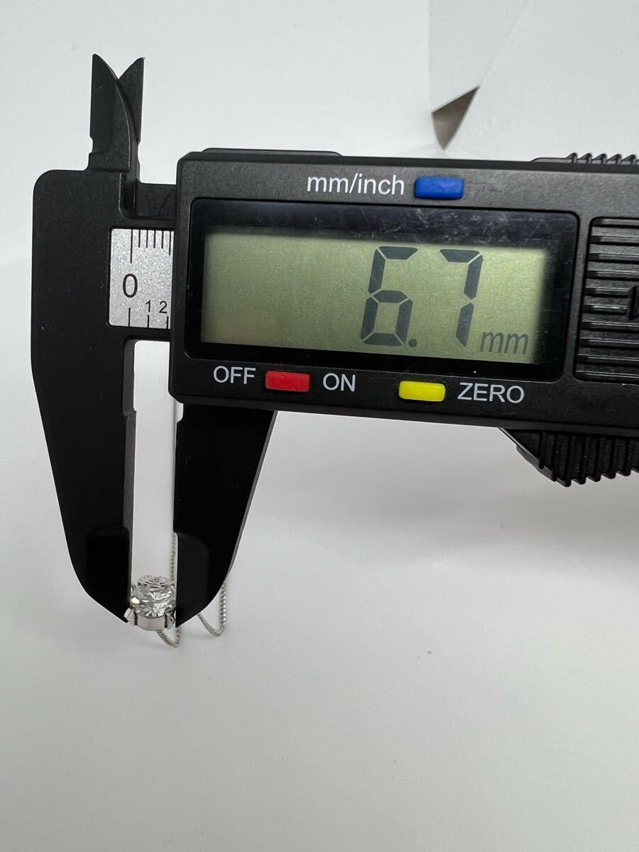 1円　Pt850 ネックレス　ダイヤモンド　1.10ct 3.26g EG0860