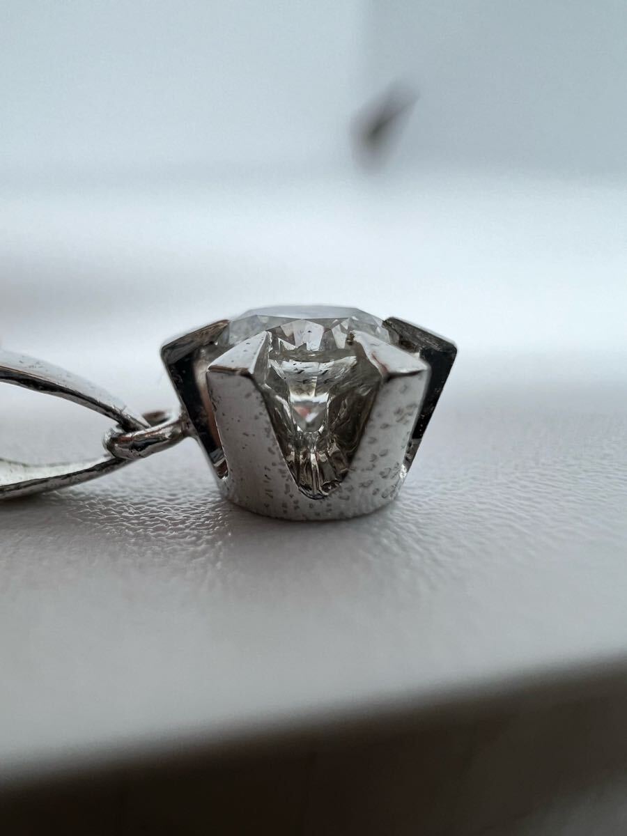1円　Pt850 Pt900 ネックレス　ダイヤモンド　0.353ct 3.52g EG0882