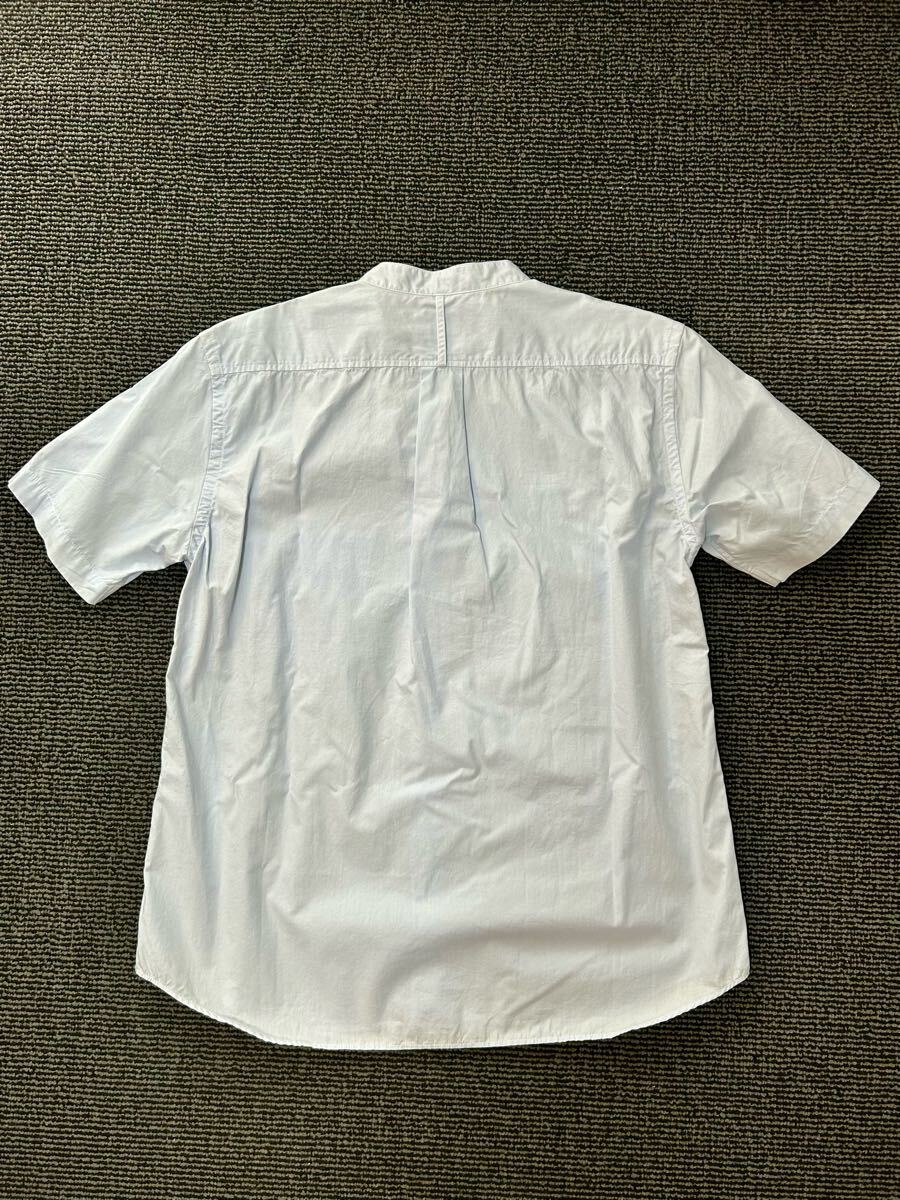 RINEN リネン 半袖 シャツ ライトブルー サイズ2 日本製 美品_画像4