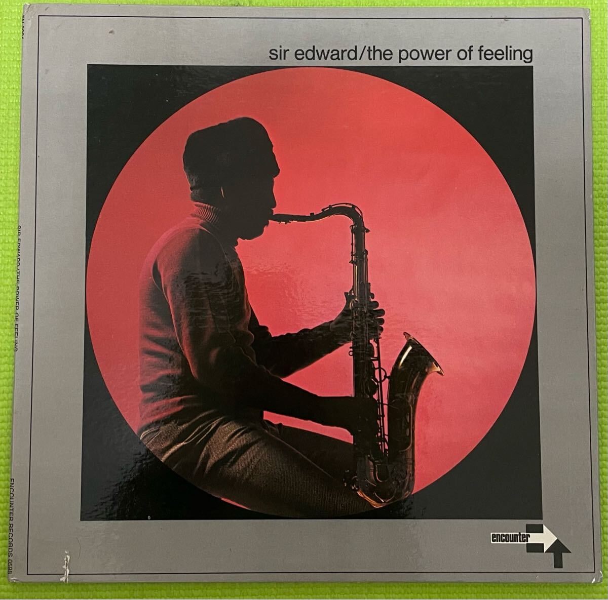 Jazz sampling raregroove record Sir Edward The Power Of Feeling(LP) 1973