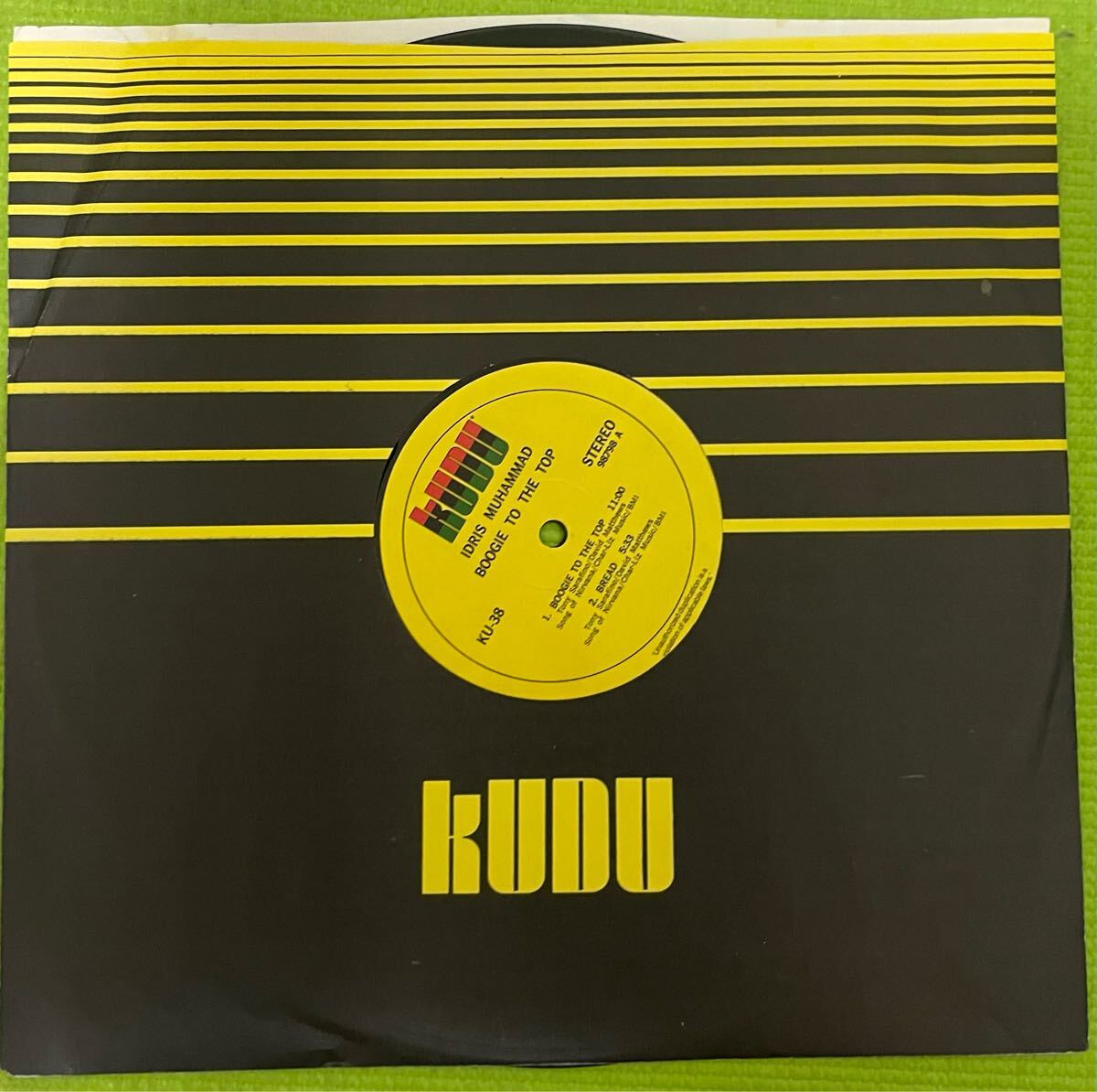 Jazz soul sampling raregroove record Idris Muhammad Boogie To The Top(LP) 1978