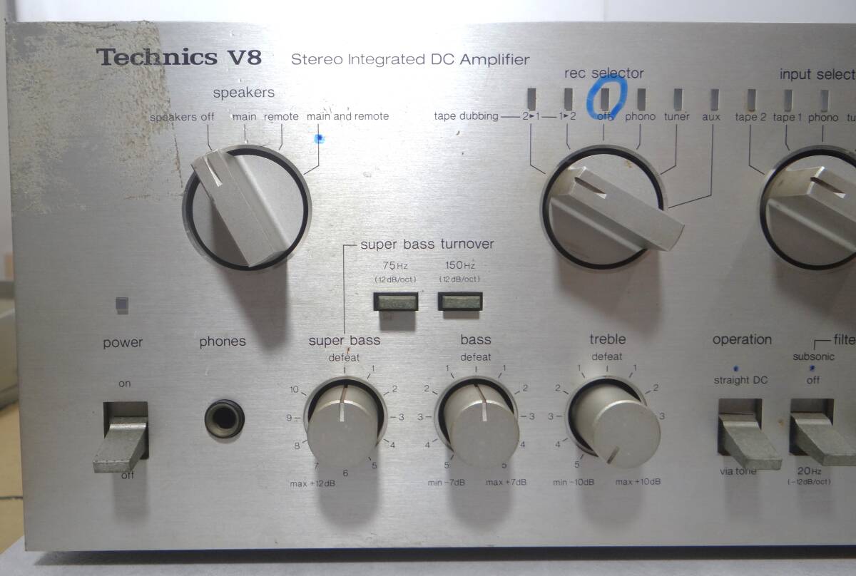 VT1128 Technics プリメインアンプ SU-V8 松下電器産業(yè) テクニクス 中古品