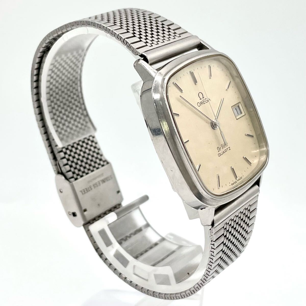 【6Y26】 1円スタート OMEGA DE VILLE / cal.1332 Ω オメガ デビル クォーツ メンズ スイス制 17石 腕時計