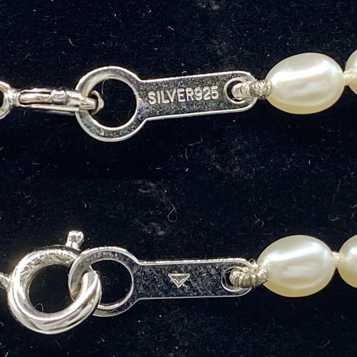 【6U60】1円スタート GIFT SELECTION BY MIKIMOTO A-a ミキモト SV925 シルバー 真珠 パール ネックレス 重さ約8.19g 長(zhǎng)さ約40cm