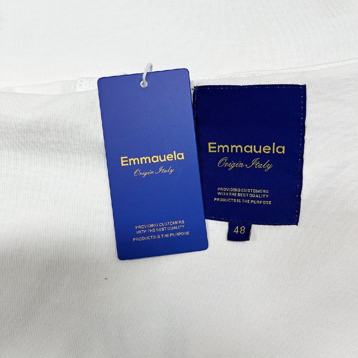 絶賛?半袖Tシャツ 定価2萬◆Emmauela?イタリア?ミラノ発◆高級(jí) 快適 伸縮性 ロック ストリート ゆったり 男女兼用 人気 L/48サイズ