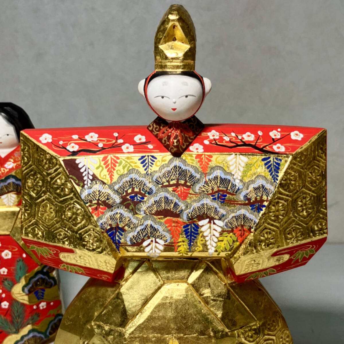 ★ 南部 神泉 一刀彫 雛飾り 壁飾り 木製 インテリア 小物　室内装飾 格安 南部 神泉 一刀彫 雛飾り 壁飾り 木製 雛人形 奈良
