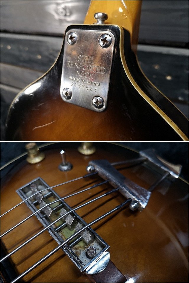 ■価格応談!!■整備品■下取OK!!★Arai Diamond Violin Bass アライダイアモンド バイオリンベース ジャパンビンテージ！ G1B22708