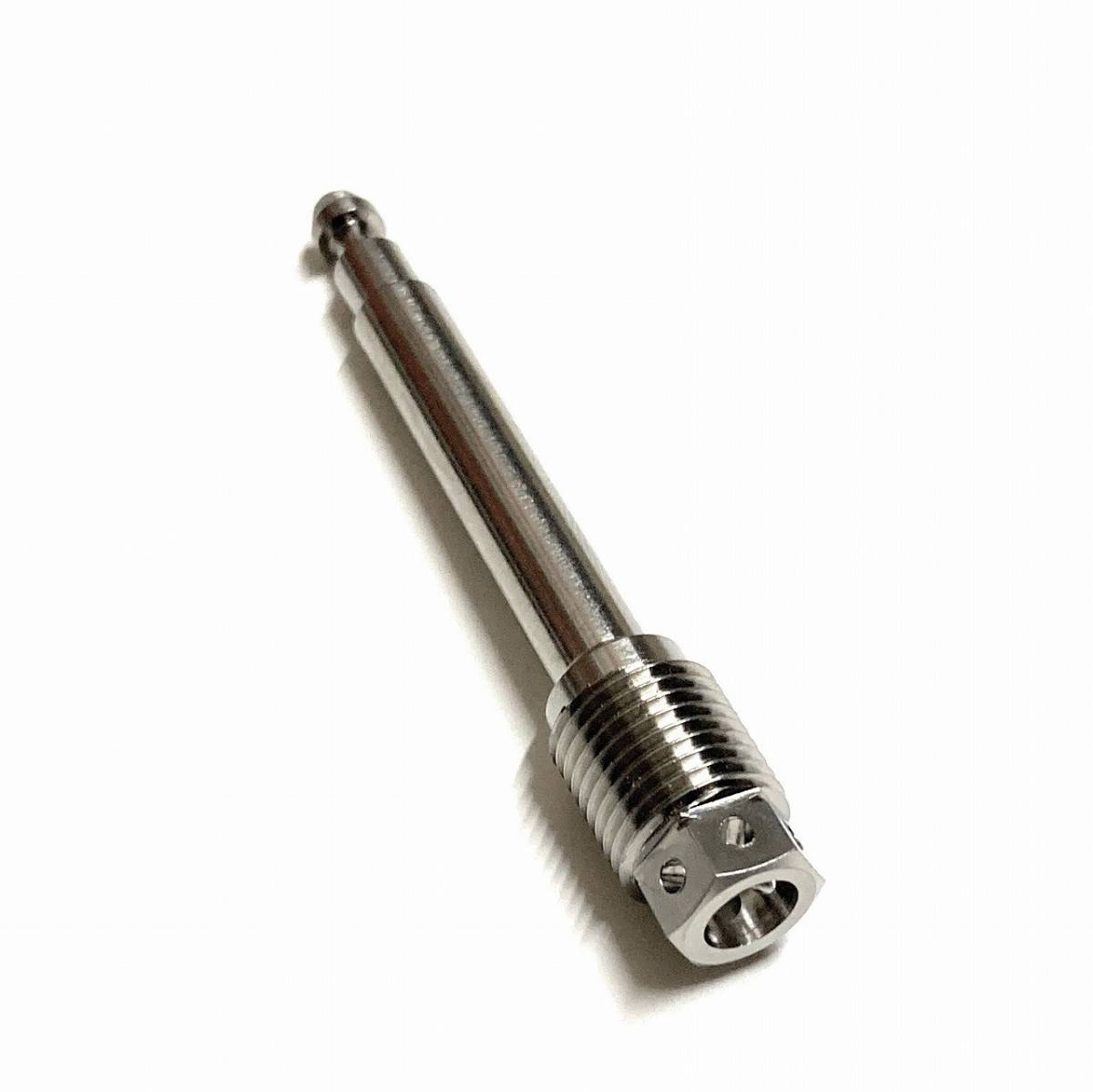 59mm 64チタン ブレーキパッドピン ニッシン スーパーカブ ダンク クロスカブ ハンターカブ CT125 PCX160 CRF250L PCX CRF250R キャリパー