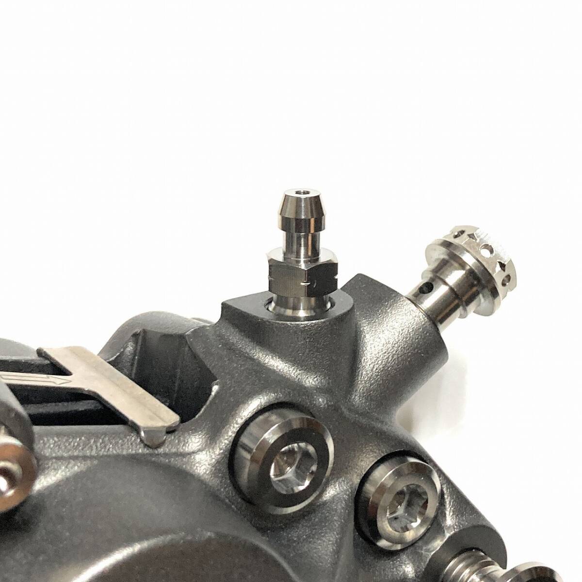 64 titanium воздушный спускной клапан M10 P1.0 титановый спускной клапан винт Brembo суппорт тормоза винт воздушный bleed ниппель воздушный 