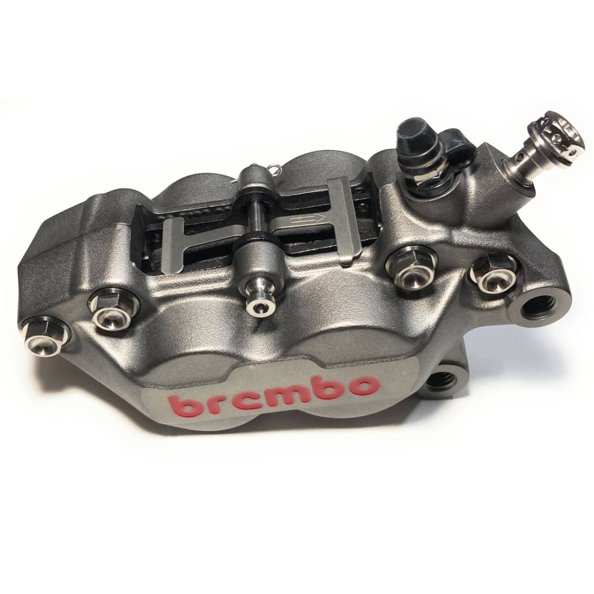 2本 64チタン ブレーキパッドピン Brembo ブレンボ 4ポット キャスティングブレーキキャリパー 新カニ XJR400 ゼファー400 グロム モンキー
