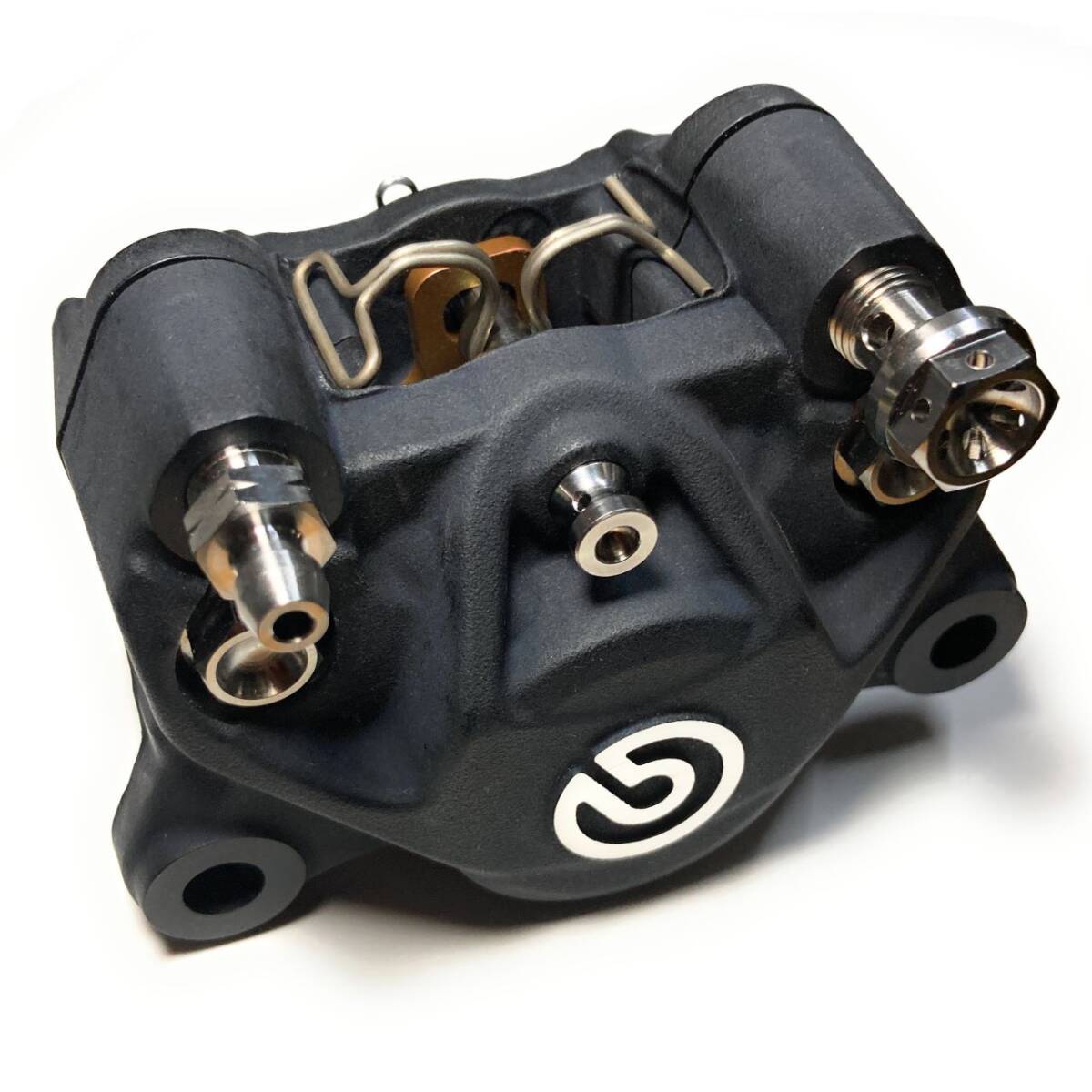 2本 64チタン ブレーキパッドピン Brembo ブレンボ 4ポット キャスティングブレーキキャリパー 新カニ XJR400 ゼファー400 グロム モンキー