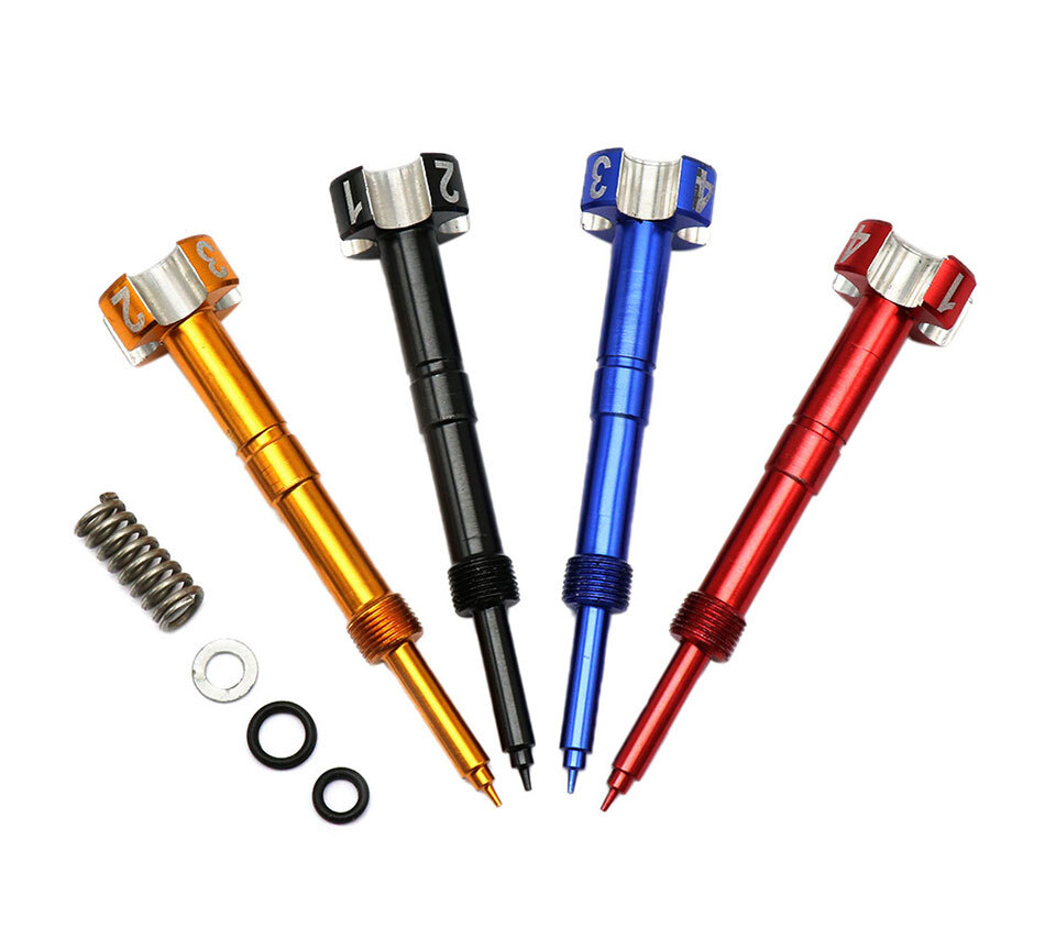 FCR-MX エアスクリュー パイロットスクリュー CRF150R CRF250R CRF250X KX250F RM-Z250 WR250F YZ250F KTM SX-F XC-W EXC キャブレター 赤