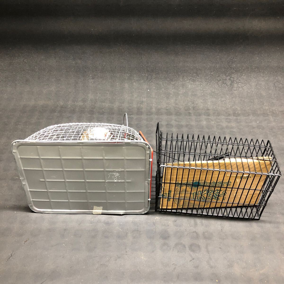 H2772 ネズミ捕獲器 2臺(tái)セット ねずみ捕り器 鼠捕り籠 害獣駆除に