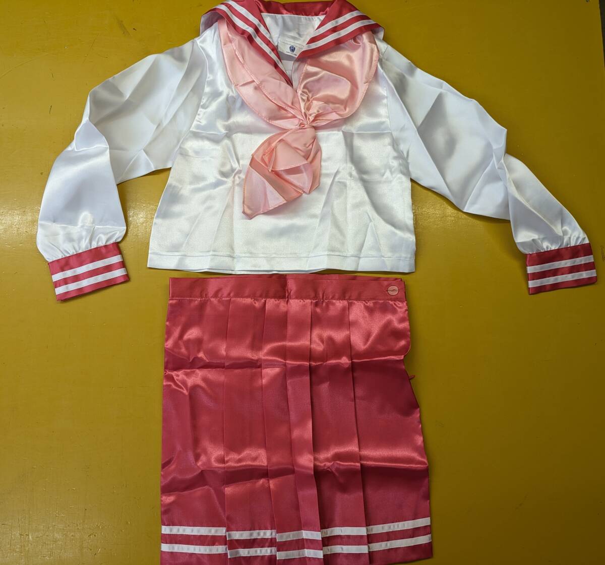 【サイズ不明】らき☆すた　セーラー服　コスプレ衣裝　41-103-0619