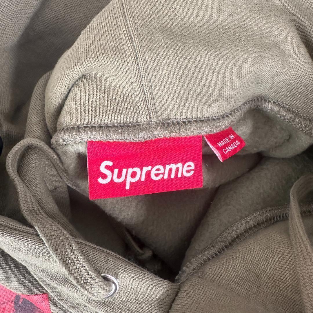 【新品】Supreme x Kate Moss フーディー パーカー オリーブ R0901