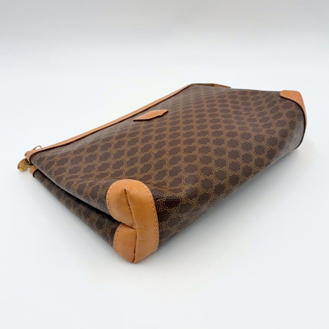 【中古品】CELINE マカダム セカンドバッグ トリオンフ クラッチバッグ R2048