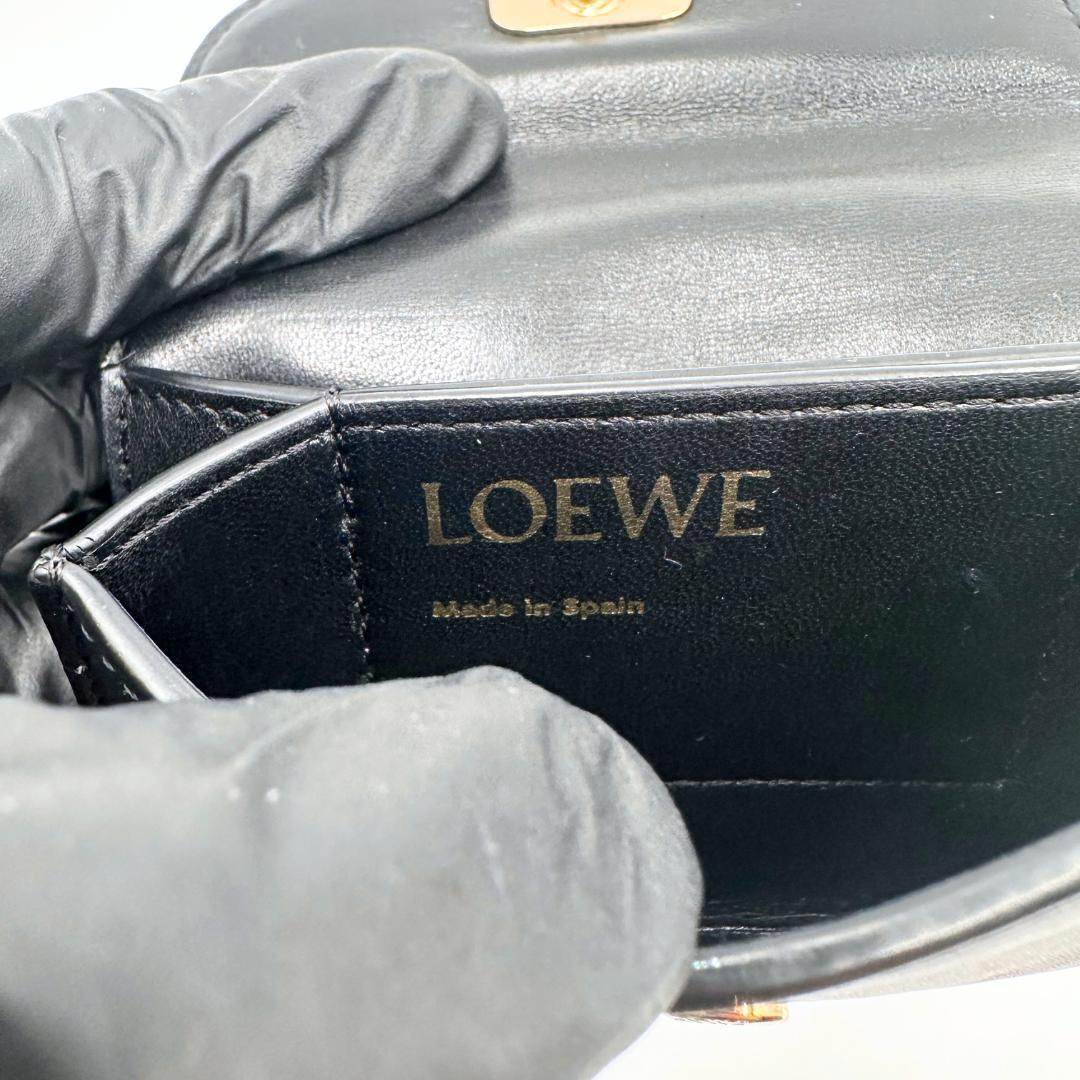 【美品】Loewe アナグラムロゴ ゴヤ コインケース R2112