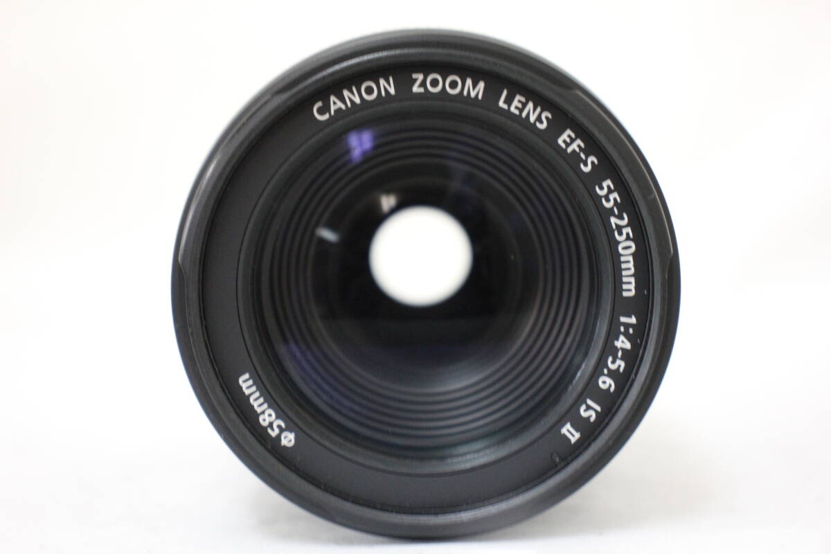 返品保証】 キャノン Canon Zoom Lens EF-S 55-250mm F4-5.6 IS
