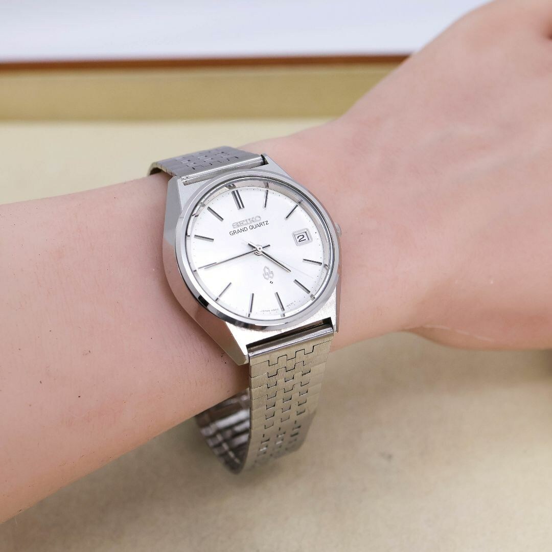 稼働 SEIKO GRAND QUARTZ 腕時計 デイト 水晶マーク 1858 稼働 SEIKO GRAND QUARTZ 腕時計 デイト 水晶マーク 1858|Yahoo