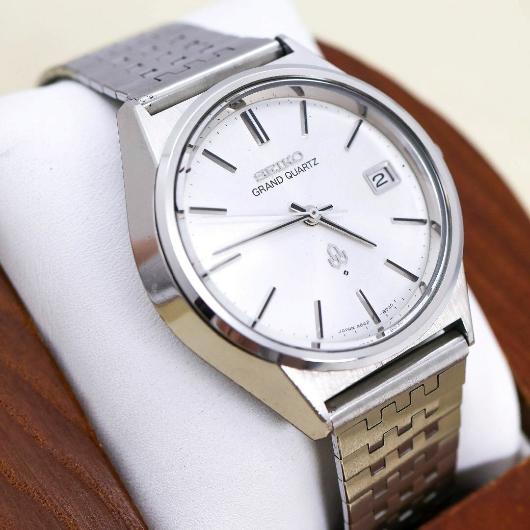 稼働 SEIKO GRAND QUARTZ 腕時計 デイト 水晶マーク 1858 稼働 SEIKO GRAND QUARTZ 腕時計 デイト 水晶マーク 1858|Yahoo