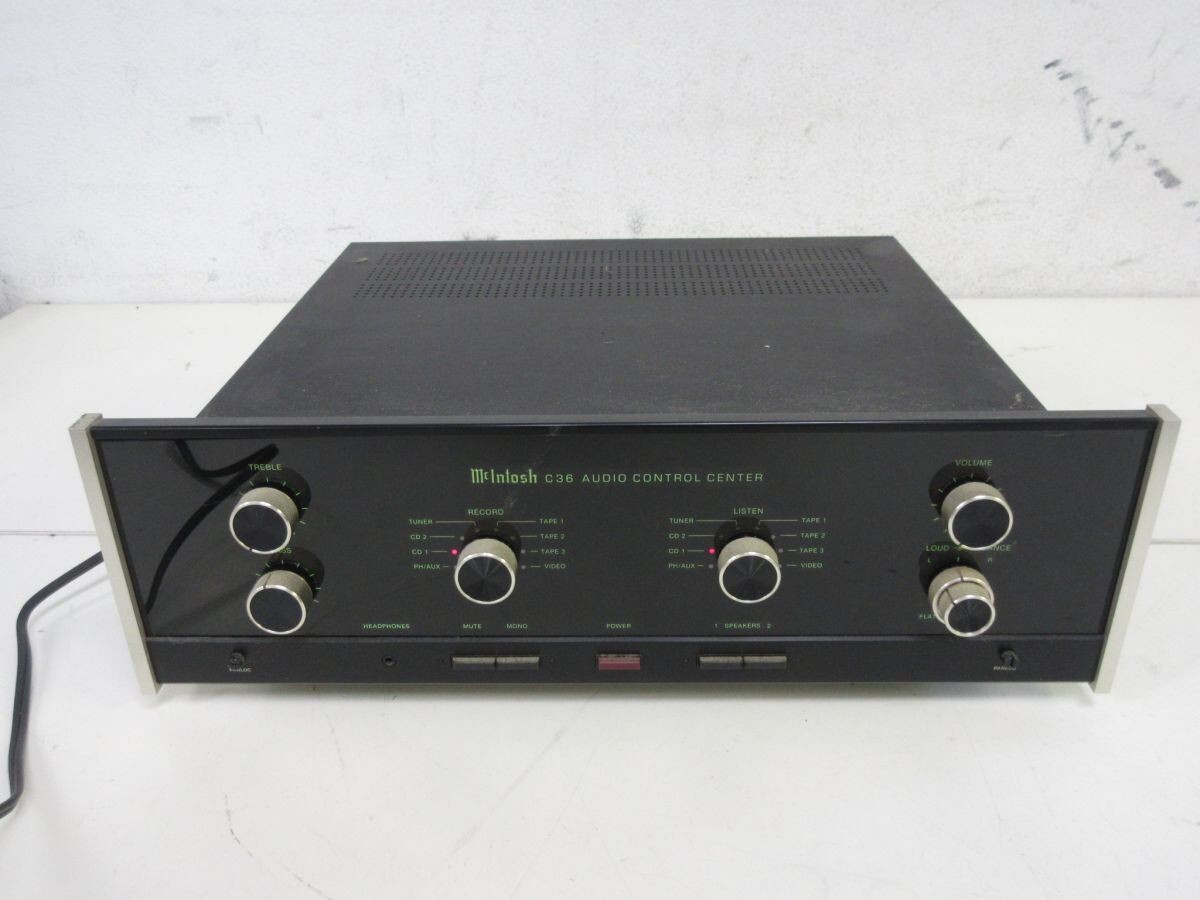 EE004-N41-2792 McIntosh マッキントッシュ C36 プリアンプ コントロールアンプ 現(xiàn)狀品1
