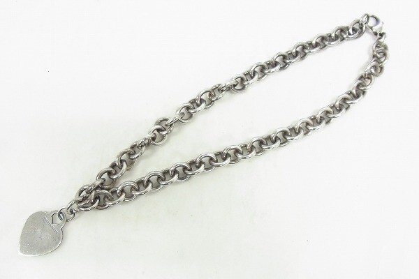 H454-Y38-483◎ TIFFANY&Co. ティファニー ネックレス silver 925 約40cm 現(xiàn)狀品① ◎