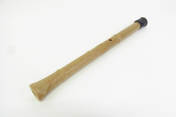 H247-00000 美品 無銘 プラスチック制 都山流 尺八 約48cm 一尺六寸 菅尻外徑約5cm 約289g 和楽器 現(xiàn)狀品③＠