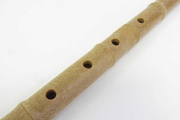 H245-00000 美品 無銘 プラスチック制 都山流 尺八 約48cm 一尺六寸 菅尻外徑約5cm 約289g 和楽器 現(xiàn)狀品③＠