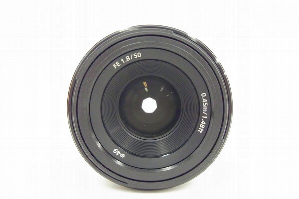 I746-Y31C-76 SONY ソニー FE 50mm F1.8 SEL50F18F カメラレンズ 現(xiàn)狀品②