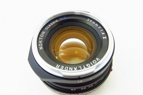 I219-J29C-259 VOIGTLANDER フォクトレンダー NOKTON CLASSIC S.C 35mm F1.4 II Mマウント レンズ 現(xiàn)狀品③