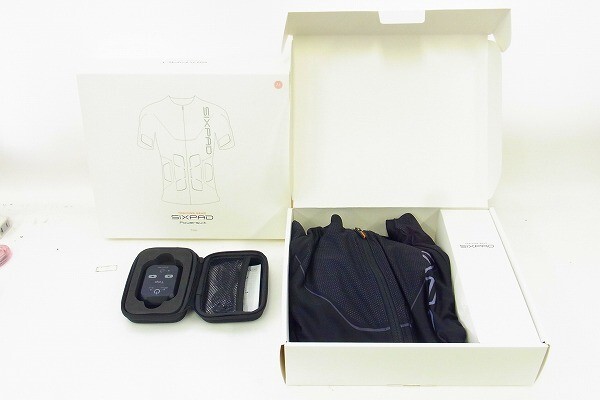 I286-Y37-1816 SIX PAD シックスパッド POWER SUIT パワースーツ Mサイズ 上下セット 現(xiàn)狀品③＠